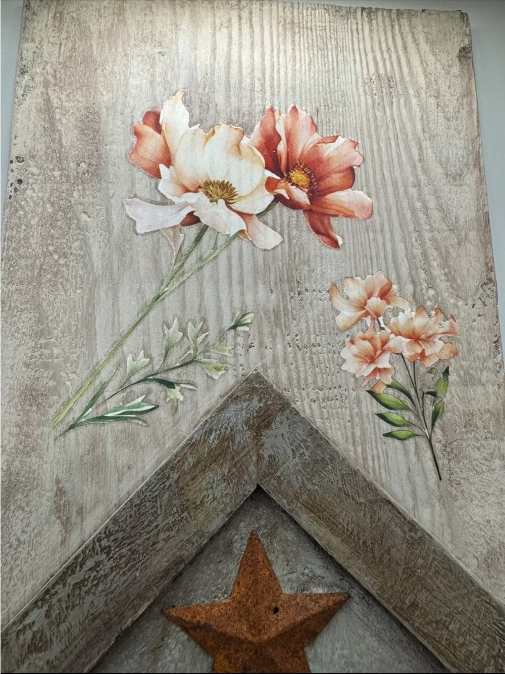 Handcrafted Farmhouse Birdhouse Wall Hanging
